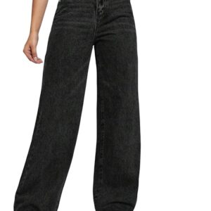 black baggy jeans