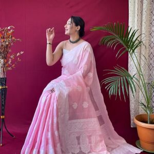 blouse designs for netted saree